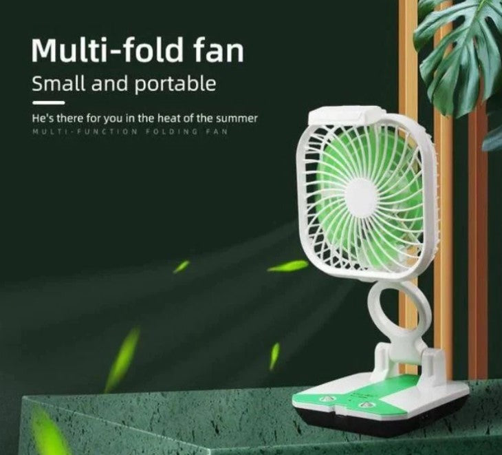 🌬️ Portable Foldable USB Rechargeable Fan