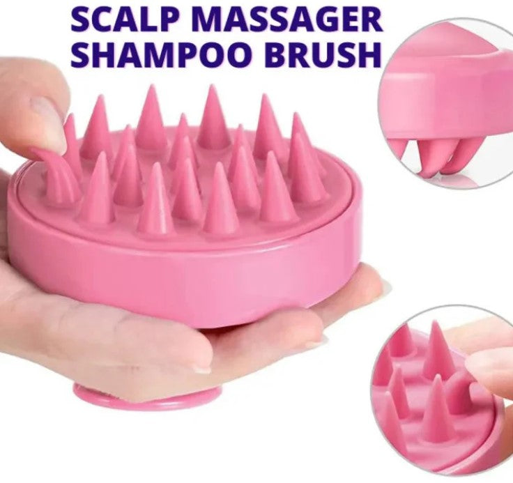 Silicone Scalp Massager Shampoo Brush